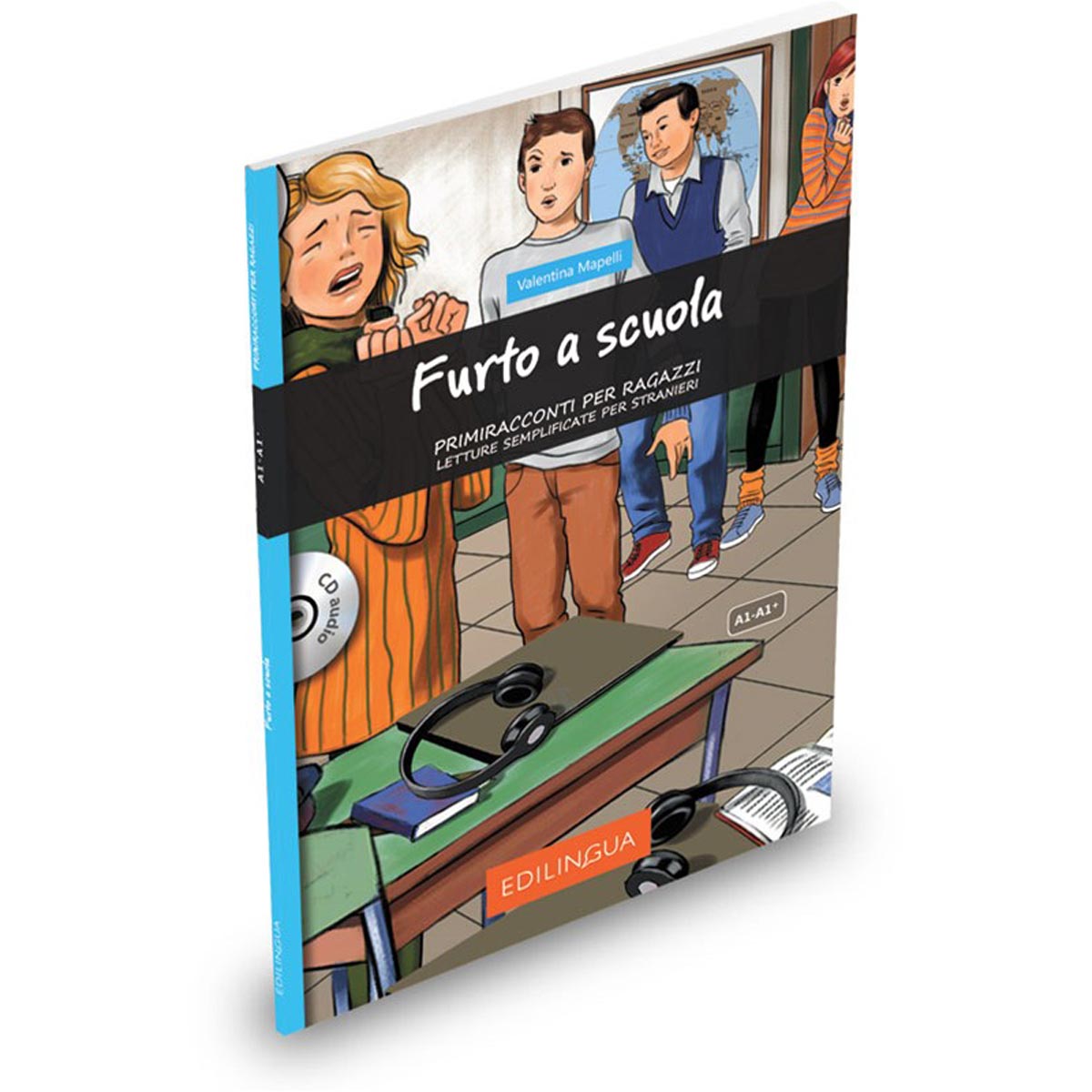 Edilingua: Furto a scuola, libro + CD audio
